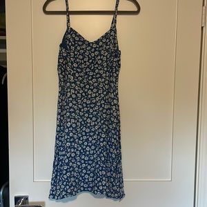 Blue and White Floral Cami Dress